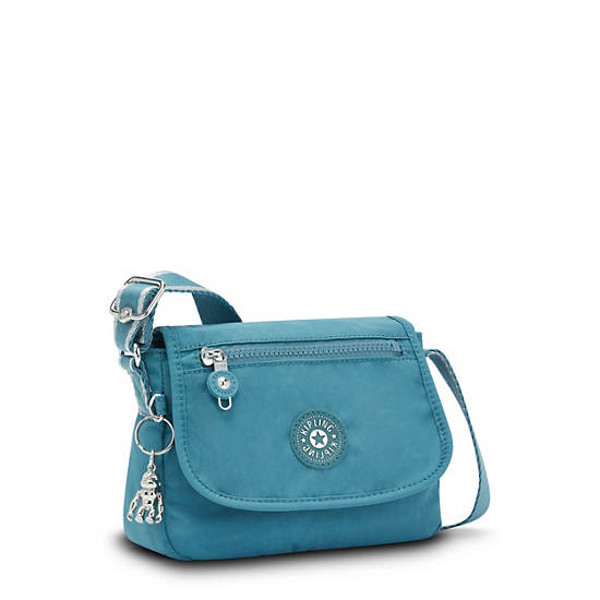 Kipling Sabian Crossbody Mini Tassen Turquoise | België 1873VR